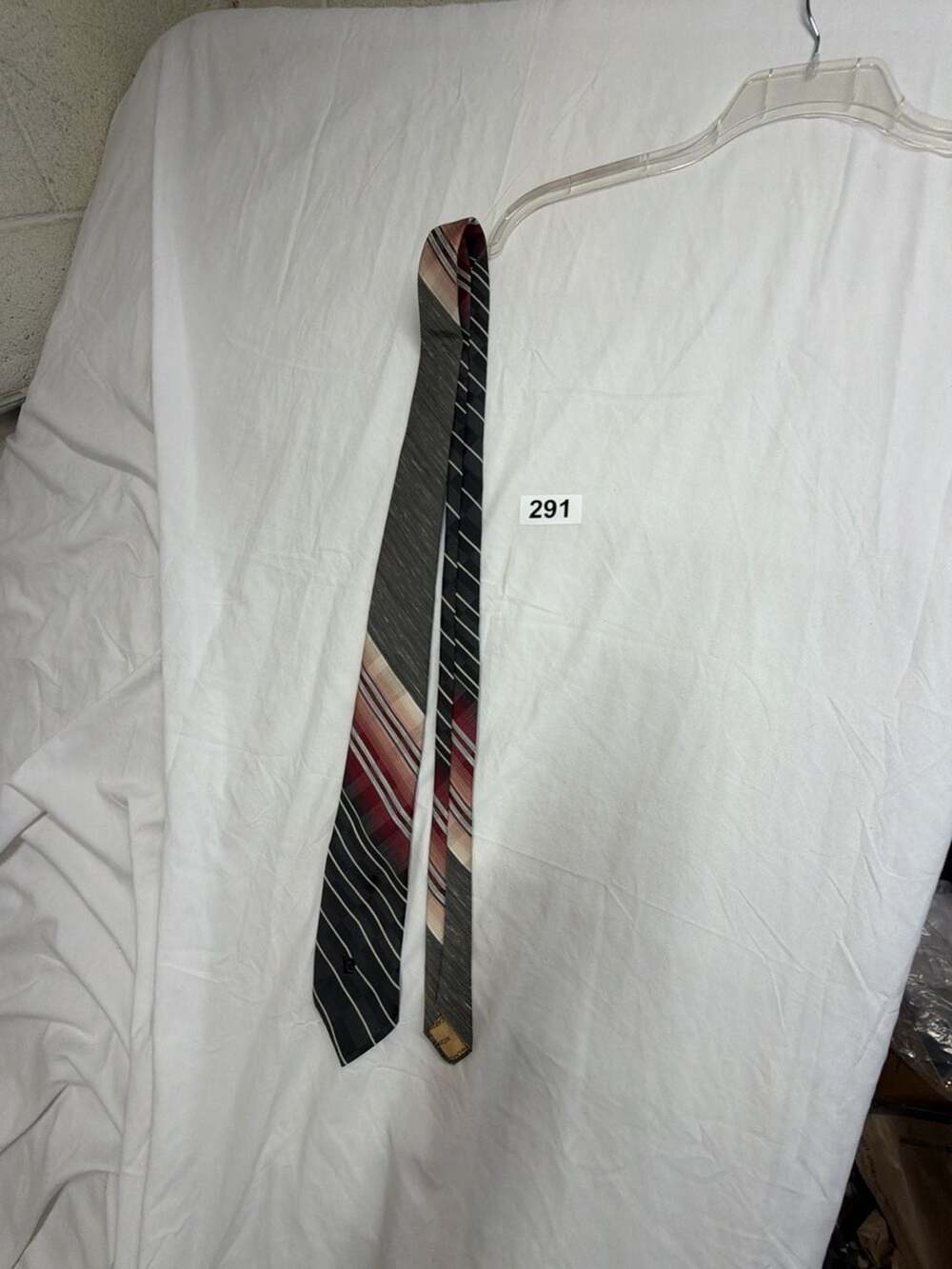 Vintage Pierre Cardin Paris-New York 100% Polyester Striped Men's Neck Tie